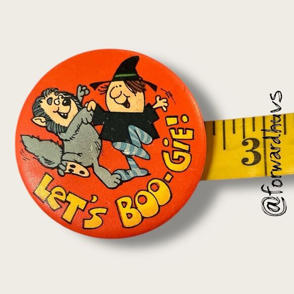 Bundle Sale 3 for $15 | Hallmark Pin Button Halloween Witch Dance Let's Boo-gie! - Picture 5 of 7